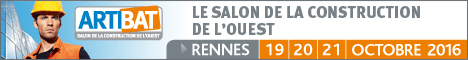 Salon ARTIBAT rennes 2016 - Demandez votre badge Gratuit